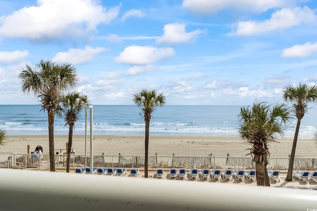 201 S Ocean Blvd Unit 217, Myrtle Beach, SC 29577 - water view featuring nearby beach
