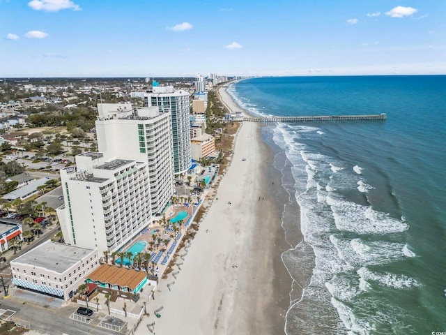 201 S Ocean Blvd Unit 217, Myrtle Beach, SC 29577 - drone / aerial view of unending shoreline