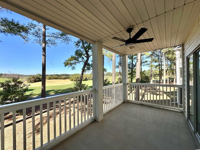 5000 Windsor Green Way Unit 204, Myrtle Beach, SC 29579 - balcony with a ceiling fan