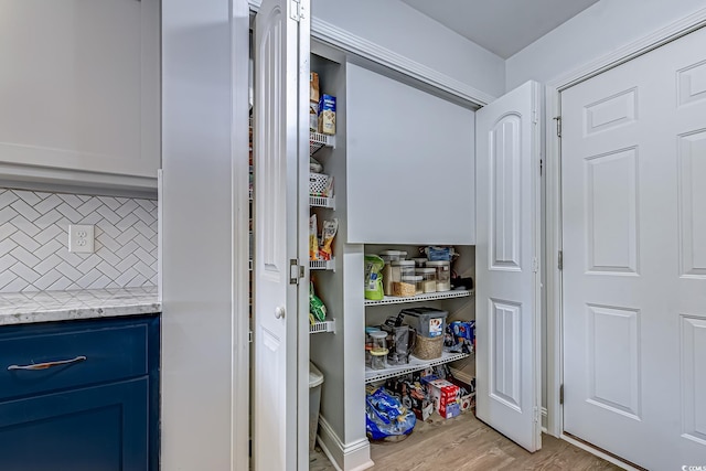 view of pantry