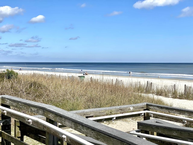 water view with a beach view