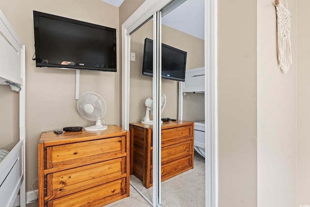 bedroom featuring carpet floors