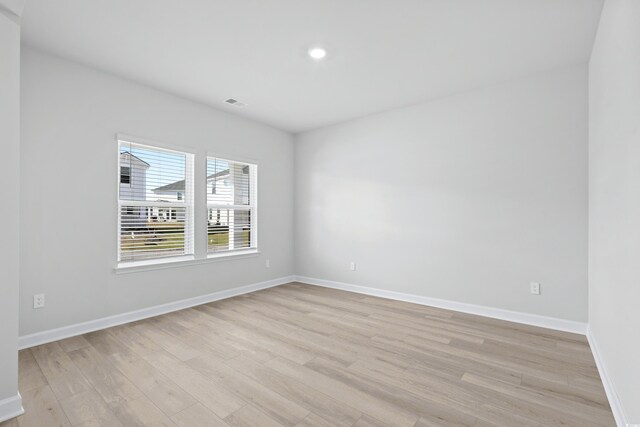 2104 Copper Creek Ct, Longs, SC 29568 - unfurnished room with recessed lighting, light wood-type flooring, and baseboards