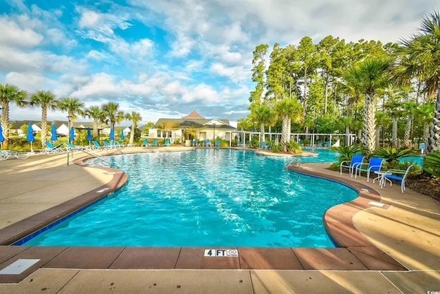 1575 Berkshire Ave, Myrtle Beach, SC 29577 - community pool featuring a patio area