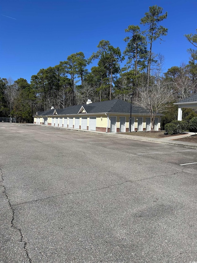 exterior space with community garages