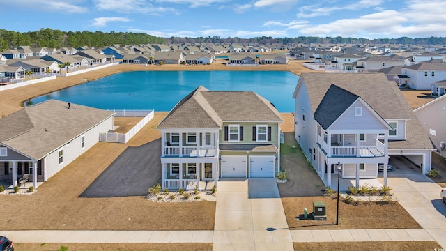 bird's eye view featuring a residential view