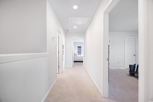 738 Harrison Mill St, Myrtle Beach, SC 29579 - hall featuring carpet, baseboards, and recessed lighting