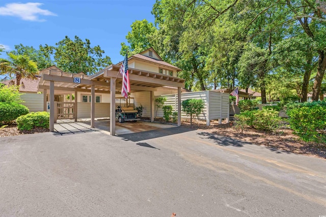 490 Ocean Creek Dr Unit 8, Myrtle Beach, SC 29572 - exterior space with aphalt driveway