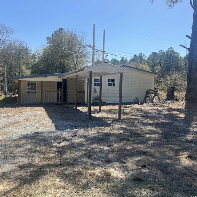 view of outbuilding