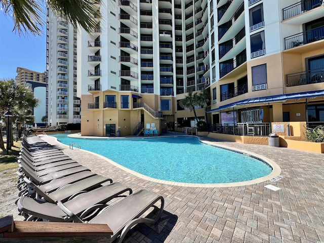 view of community pool