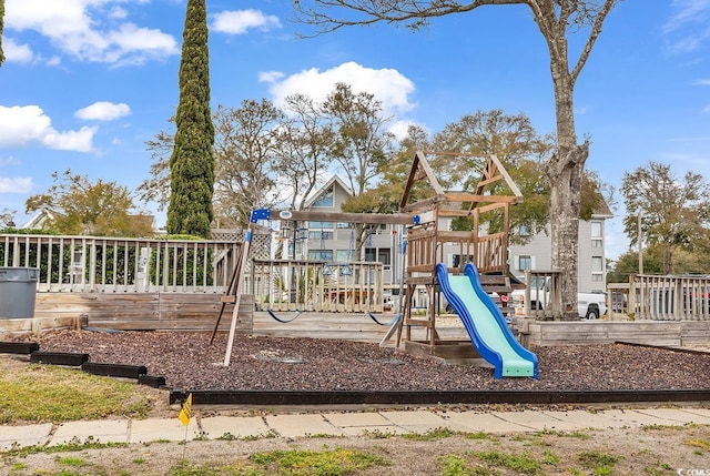 view of communal playground