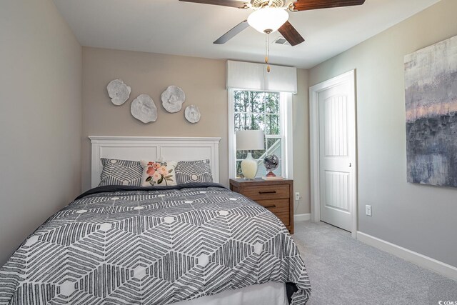 4035 Bucolic Loop, Myrtle Beach, SC 29588 - carpeted bedroom featuring baseboards and ceiling fan