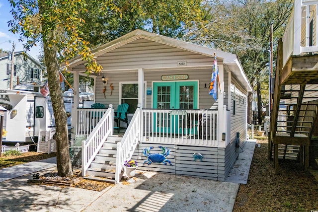 6001-1222 S Kings Hwy, Myrtle Beach, SC 29575 - view of front facade featuring covered porch