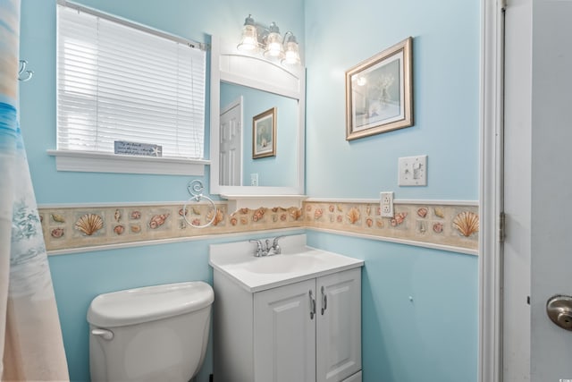 6001-1222 S Kings Hwy, Myrtle Beach, SC 29575 - bathroom with toilet and vanity