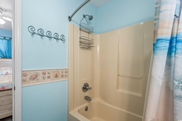 6001-1222 S Kings Hwy, Myrtle Beach, SC 29575 - full bathroom featuring shower / bath combination with curtain