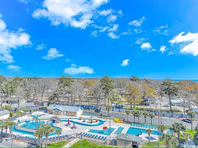 view of pool