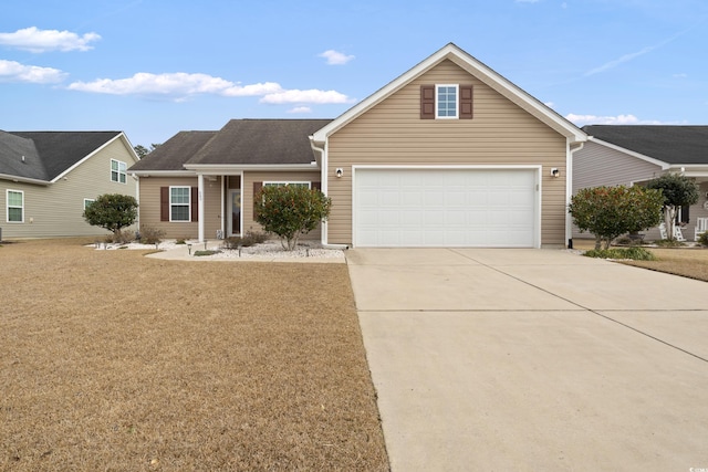 view of front of home with driveway