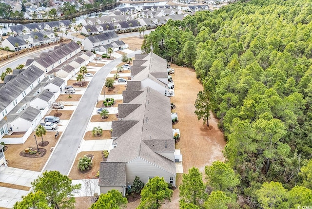 birds eye view of property featuring a residential view