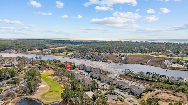 4430 Eastport Blvd Unit L5, Little River, SC 29566 - aerial view featuring view of golf course and a water view