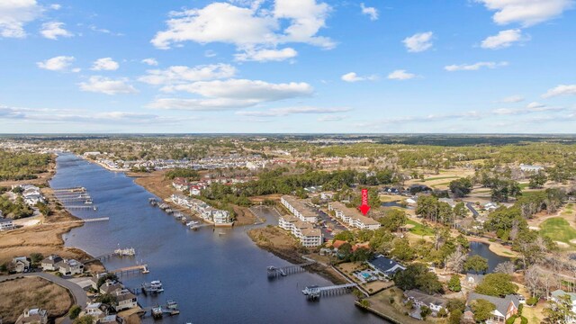 4430 Eastport Blvd Unit L5, Little River, SC 29566 - drone / aerial view with a water view