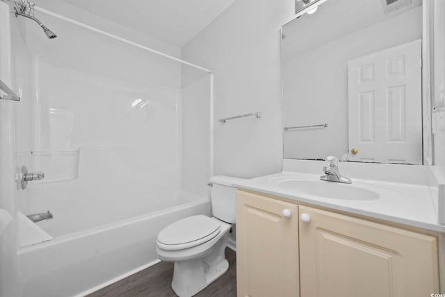 4430 Eastport Blvd Unit L5, Little River, SC 29566 - full bath featuring toilet, shower / bathtub combination, vanity, and wood finished floors