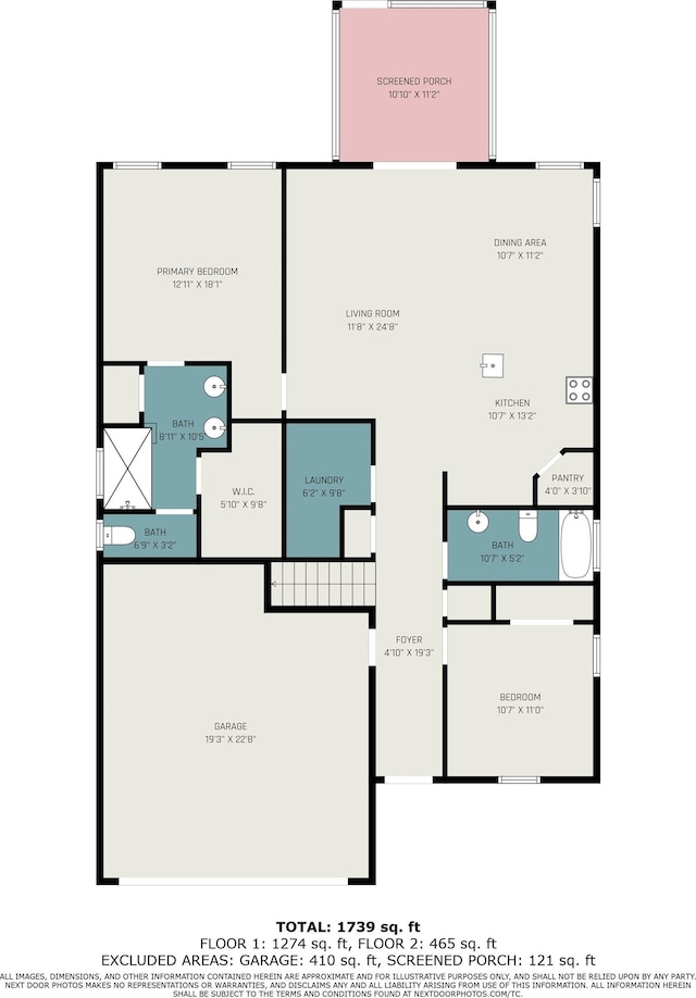 1881 Moonseed Dr, Longs, SC 29568 - property floor plan