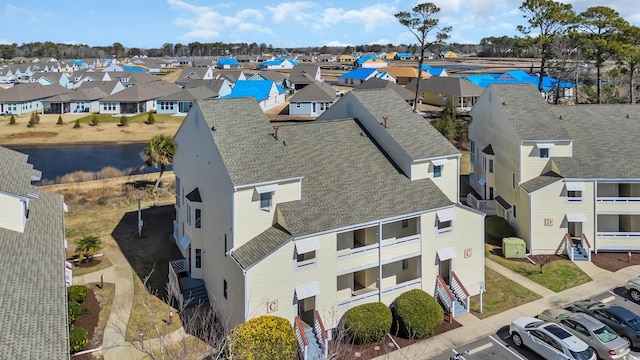 drone / aerial view featuring a residential view