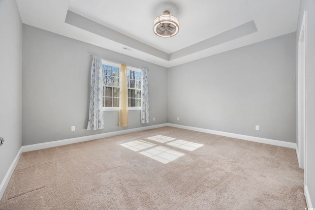 108 Silver Peak Dr, Conway, SC 29526 - carpeted spare room with a tray ceiling and baseboards