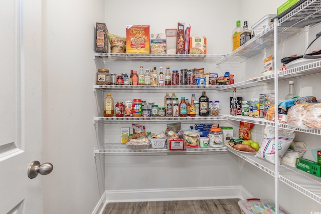 view of pantry