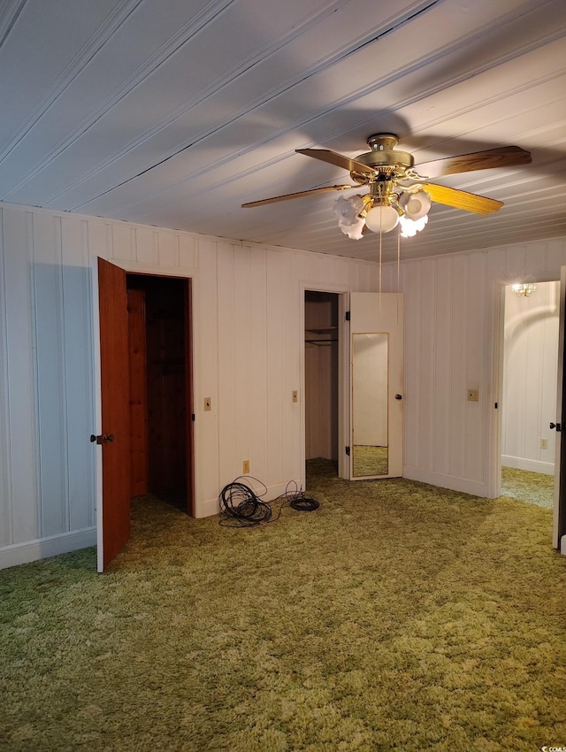 1375 Kenny Jordan Rd, Tabor City, NC 28463 - unfurnished bedroom featuring carpet floors and ceiling fan