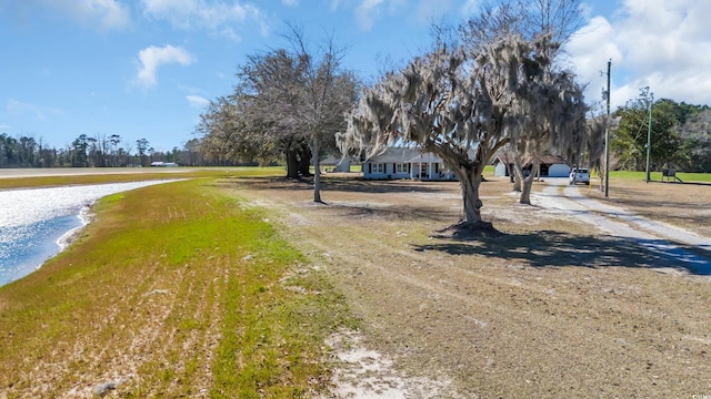 view of road featuring driveway