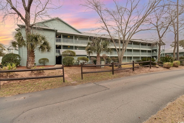 view of property