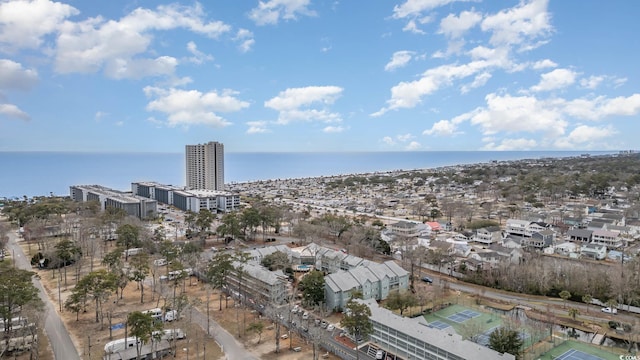 view of property location with a large body of water