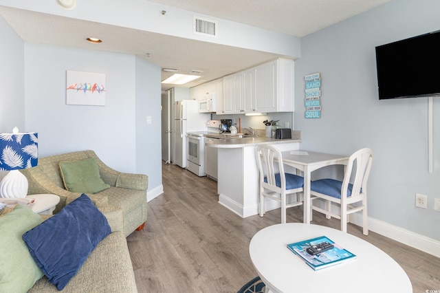 161 Seawatch Dr Unit 808, Myrtle Beach, SC 29572 - living room with light wood-type flooring and recessed lighting