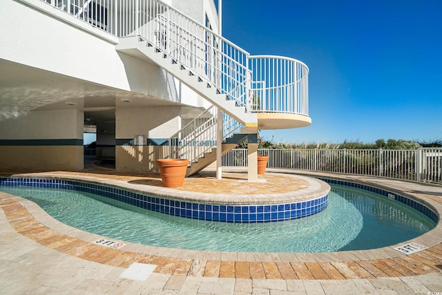 161 Seawatch Dr Unit 808, Myrtle Beach, SC 29572 - pool with stairway and fence