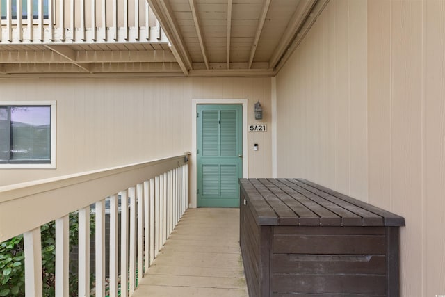 9661 Shore Dr Unit A-21, Myrtle Beach, SC 29572 - view of exterior entry featuring a balcony