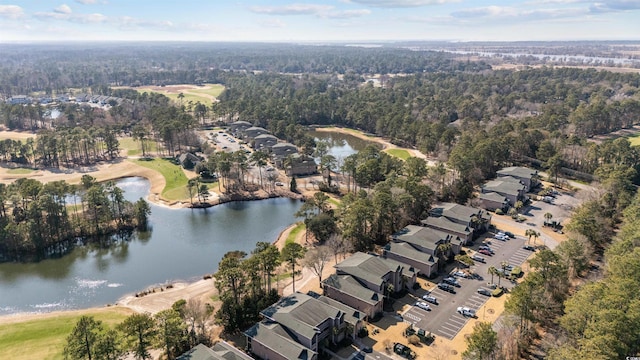 270 Pinehurst Ln Unit 9G, Pawleys Island, SC 29585 - view of property location with a nearby body of water, a heavily wooded area, and a golf club