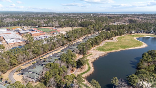 270 Pinehurst Ln Unit 9G, Pawleys Island, SC 29585 - view of property location with a nearby body of water, a forest, and a local golf course