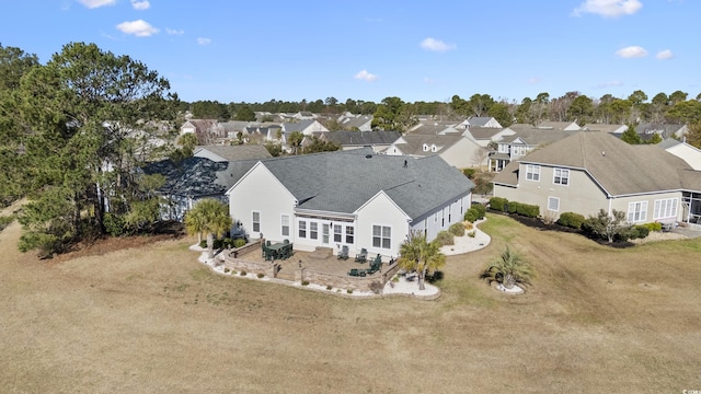 birds eye view of property featuring a residential view