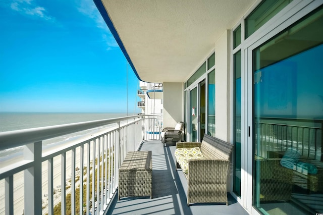2007 S Ocean Blvd Unit 1106, Myrtle Beach, SC 29577 - balcony featuring a water view