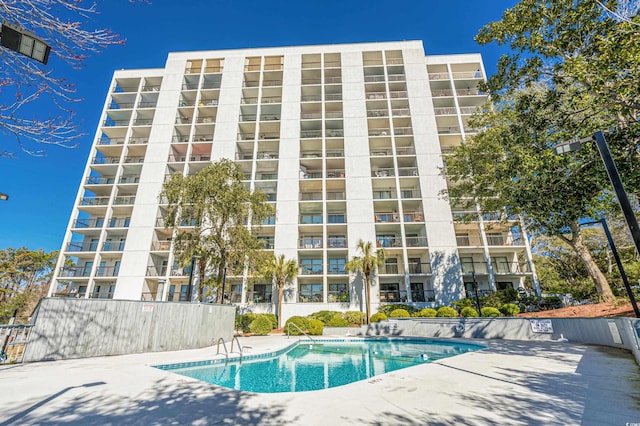 view of pool