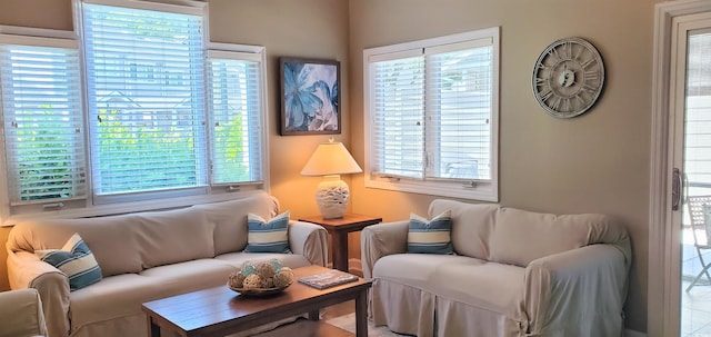 view of living area