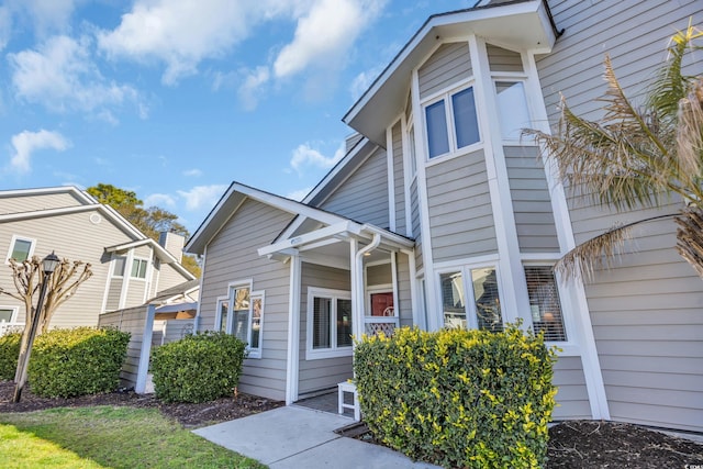 view of property exterior