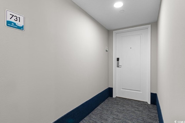 300 N Ocean Blvd Unit 731, North Myrtle Beach, SC 29582 - doorway to outside with carpet flooring and baseboards
