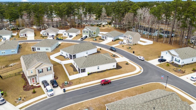 birds eye view of property featuring a residential view