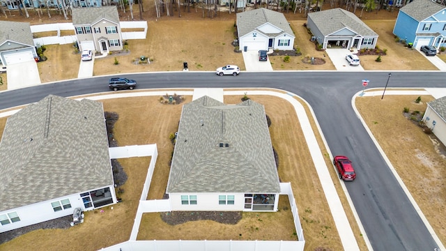 bird's eye view featuring a residential view