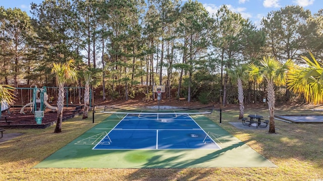 exterior space with playground community