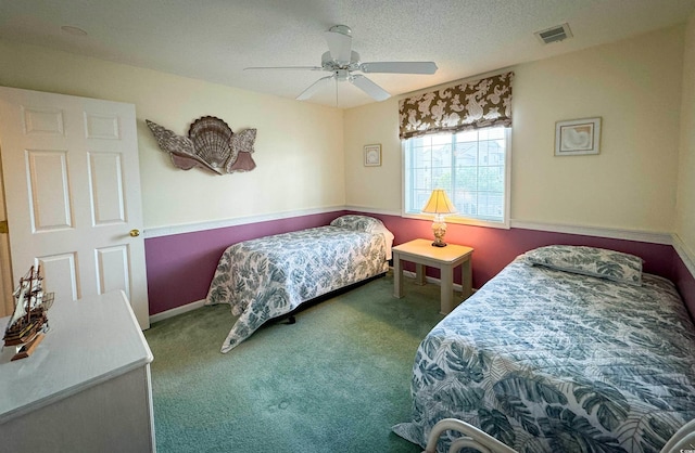 4430 Eastport Blvd Unit L9, Little River, SC 29566 - carpeted bedroom with visible vents, a ceiling fan, and baseboards