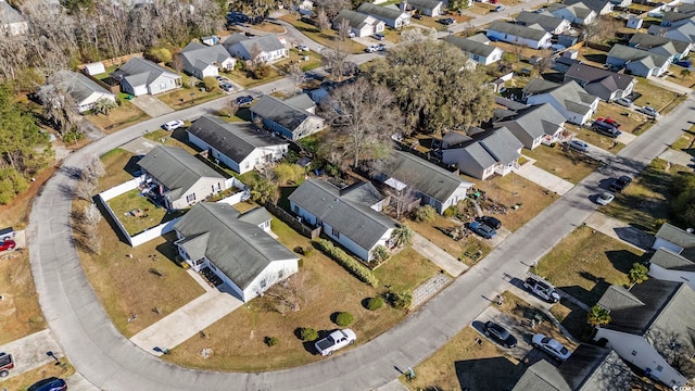 birds eye view of property featuring a residential view