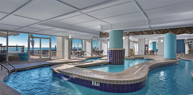 2201 S Ocean Blvd Unit 1707, Myrtle Beach, SC 29577 - view of indoor community pool
